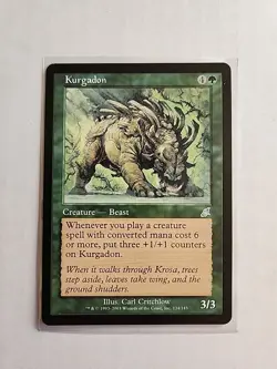 Kurgadon - Scourge - LP - MTG Magic - Uncommon - Green Creature - Image 1