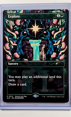 2024 MTG Magic the Gathering SLP Secret Lair Prize Promo Borderless #12 Explore - Image 1