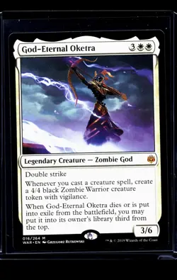2019 MTG Magic The Gathering War of the Spark #16 God Eternal Oketra - Image 1