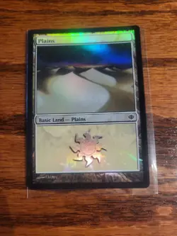 MTG Bling - Foil Basic Land - Plains (233) - Shards of Alara - Image 1