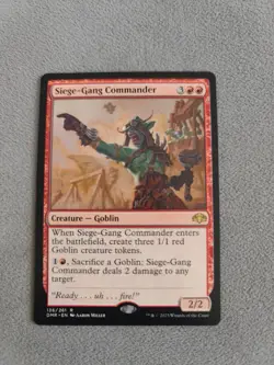 MTG Siege-Gang Commander Dominaria Remastered 330 Regular Rare - Image 1