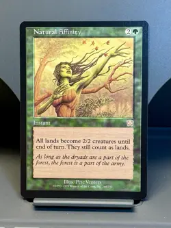 NATURAL AFFINITY Mercadian Masques Magic the Gathering MTG RARE NM - Image 1