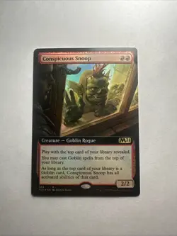 Conspicuous Snoop - M21 354 - Borderless Foil Lightly Played - Image 1