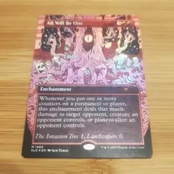 1x All Will Be One, Foil, Secret Lair, Magic MTG NM, Bit Off Center 002 - Image 1