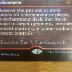 1x All Will Be One, Foil, Secret Lair, Magic MTG NM, Bit Off Center 002 - Image 2