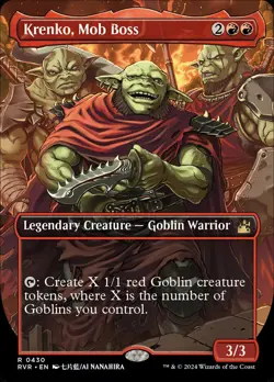 MTG Magic the Gathering Krenko, Mob Boss (430/497) Ravnica Remastered LP - Image 1