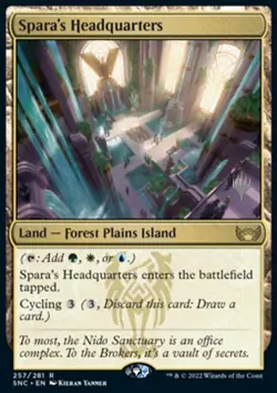 MTG Spara's Headquarters (257p/160) Streets of New Capenna Promos LP - Image 1