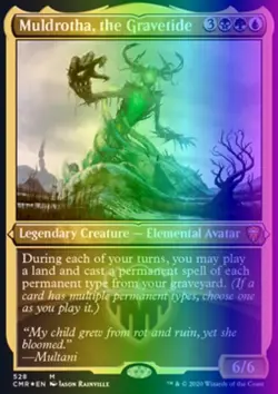 MTG Muldrotha, the Gravetide (528/794) Commander Legends NM FOIL- ETCHED - Image 1