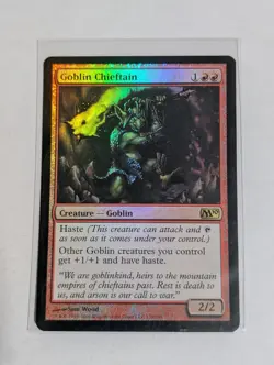 Goblin Chieftain Core Set 2010 (M10) Foil - Image 1