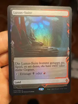 GERMAN Showcase Foil • Luxury Suite • NM • Zendikar Rising • Mtg (1658) - Image 1