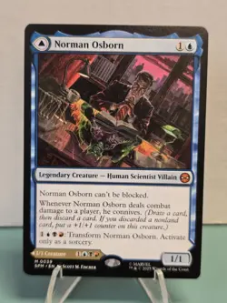 Norman Osborn - Green Goblin 0039 Regular Mythic Marvel's Spider-Man MTG NM - Image 1