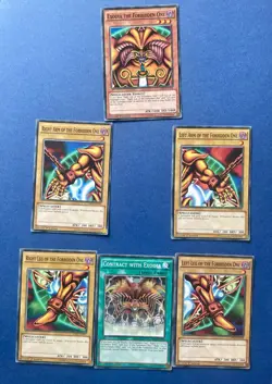 YUGIOH Exodia The Forbidden One Complete Set LDK2 MINT and BRAND NEW!!! - Image 1