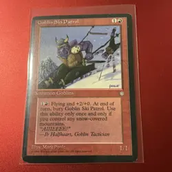 Magic the Gathering MTG Goblin Ski Patrol (190) Ice Age LP - Image 1