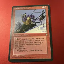 Magic the Gathering MTG Goblin Ski Patrol (190) Ice Age LP - Image 2