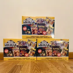 NEW! 3X POKEMON 2025 MEGA MYSTERY POWER BOX MEIJER EXCLUSIVE - SEALED - Image 1