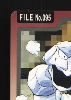 Onix No.095 HP Bandai Carddass File Japanese Pokemon Card TCG - Image 4