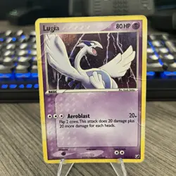 Pokemon Lugia EX Unseen Forces 029/115 Deck Exclusives Holo DM - Image 1