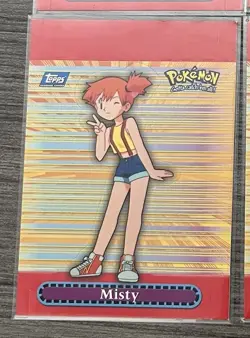Pokemon 2000 Topps Misty 4/10 Pop-Up TV Animation Series - Image 1