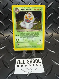 2000 Pokemon WOTC Team Rocket ~ Dark Arbok Holo Rare 2/82 ~ NM/NM+ - Image 1