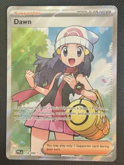 Dawn 118/094 Ultra Rare Full Art NM Pokemon Card PFL Phantasmal Flames - Image 1