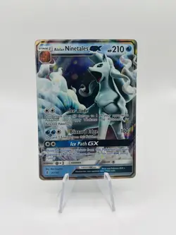 Alolan Ninetales GX 22/145 Ultra Rare Pokemon TCG Guardians Rising - Image 1