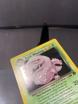 Pokemon TCG Dark Weezing #14/82 Team Rocket Unlimited Holo Rare WOTC VTG 2000 NM - Image 3