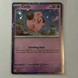 Cleffa SVP 095 Cosmos Holo Black Star Promo Pokemon TCG Near Mint - Image 1