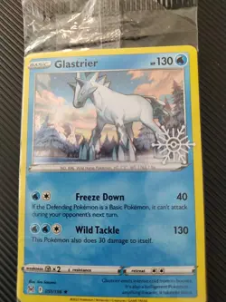 Glastrier - 051/196 - Pokemon Lost Origins Holiday Calendar SEALED - Image 1