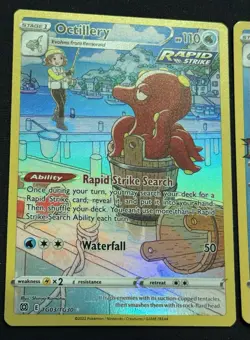Pokemon Brilliant Stars Octillery TG03/TG30 Battle Styles Stamped Promo SWSH089 - Image 2