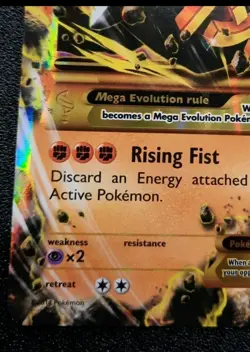 Pokemon TCG Mega Lucario EX Secret Rare Holo XY Furious Fists Near Mint 113/111 - Image 5