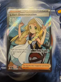 Lillie's Determination 169/132 - Full Art Trainer Mega Evolution- Pokemon TCG NM - Image 1