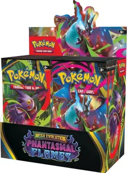 Pokemon TCG: Mega Evolution Booster Box Phantasmal Flames Sealed USA-ENG. - Image 1