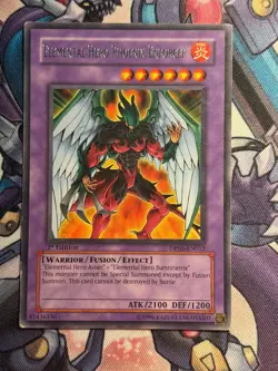 Elemental HERO Phoenix Enforcer DP05-EN012 1st Edition Rare YuGiOh Card - Image 1