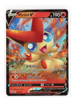 Victini V 021/163 Ultra Rare Holo SWSH05: Battle Styles Pokemon TCG - Image 1