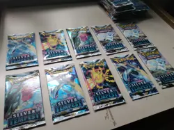 Pokemon Silver Tempest Booster Pack - 10 Packs- Random Art - SEALED - Image 1