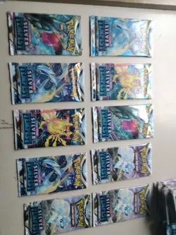 Pokemon Silver Tempest Booster Pack - 10 Packs- Random Art - SEALED - Image 2