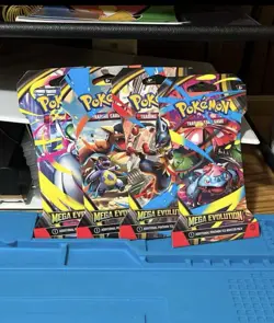 Pokemon TCG Mega Evolution Sleeved Booster Pack Art Bundle [Full Art Set of 4] - Image 1
