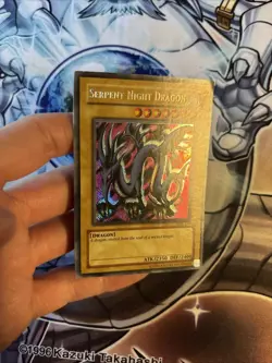 (13) Yugioh Serpent Night Dragon MRL-103 Secret Unlimited Reverse Foil Error LP - Image 2