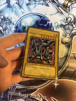 (13) Yugioh Serpent Night Dragon MRL-103 Secret Unlimited Reverse Foil Error LP - Image 4