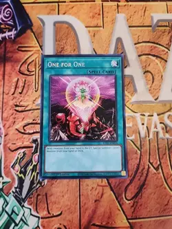 One for One RA03-EN056 Secret Rare 1st Edition Near Mint Yugioh - Image 1