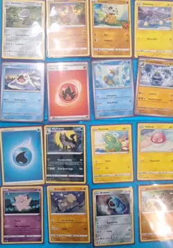 Pokemon Lot Of 86 Cards In Protective Sleeves Poliwrath Sableye Meowth Dusclops - Image 5