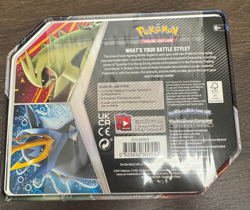 POKEMON TRADING CARD GAME TYRANITAR V STRIKERS TIN FACTORY SEALED EVOLVING SKIES 820650809552 - Image 3
