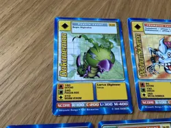 DIGIMON 7 Card Swedish Promo Set Bandai Played - Image 2