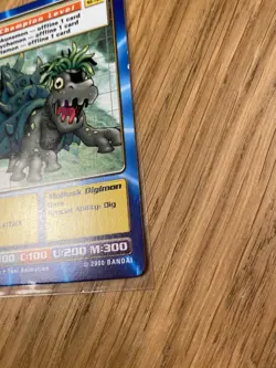 DIGIMON ST-93 MoriShellmon Swedish Promo Card TCG Rare Bandai LP - Image 3