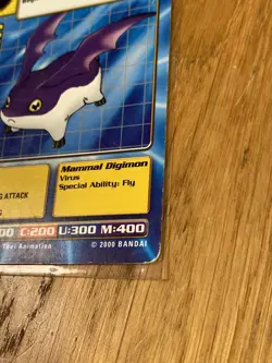 DIGIMON ST-90 Tsukaimon Swedish Promo Card TCG Rare Bandai Played - Image 3