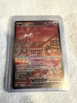 Mew EX 053 Scarlet & Violet Promo Holo Pokemon TCG Card Near Mint Condition - Image 1