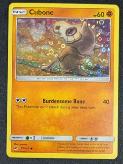 Pokemon Cubone Forbidden Light #57/131 Holo General Mills Promo Card LP 57/131 - Image 1