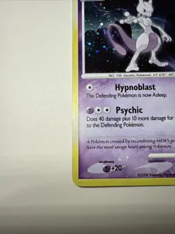 Pokemon Mewtwo TCG Legends Awakened Holo Rare Card 11/146 2008 - Image 4