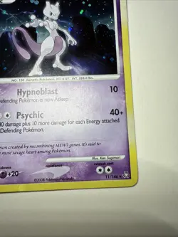 Pokemon Mewtwo TCG Legends Awakened Holo Rare Card 11/146 2008 - Image 5