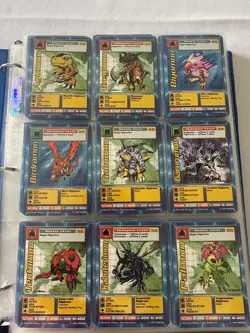 Digimon Digi Battle Card Blue Binder Vintage Years 1999-2022 - Image 1